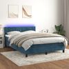 vidaXL &Kappa;&rho;&epsilon;&beta;ά&tau;&iota; Boxspring &mu;&epsilon; &Sigma;&tau;&rho;ώ&mu;&alpha; & LED &Sigma;&kappa;. &Mu;&pi;&lambda;&epsilon; 140x200&epsilon;&kappa;. &Beta;&epsilon;&lambda;&omicron;ύ&delta;&iota;&nu;&omicron;