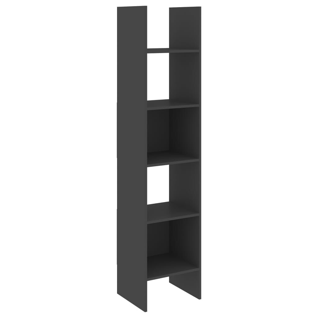 vidaXL Βιβλιοθήκη Γκρι 40 x 35 x 180 εκ. από Επεξ. Ξύλο