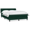 vidaXL Box Spring &kappa;&rho;&epsilon;&beta;ά&tau;&iota; &mu;&epsilon; &sigma;&tau;&rho;ώ&mu;&alpha; &sigma;&kappa;&omicron;ύ&rho;&omicron; &pi;&rho;ά&sigma;&iota;&nu;&omicron; 160x220cm &Beta;&epsilon;&lambda;&omicron;ύ&delta;&iota;&nu;&omicron;