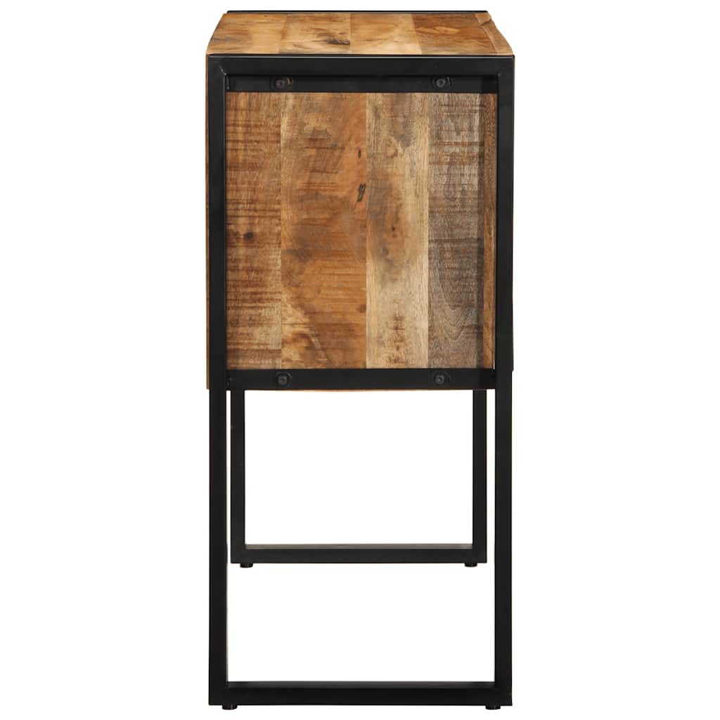 vidaXL Ντουλάπι κονσόλας 90x35x75 cm Μασίφ ακατέργαστο ξύλο Μάνγκο