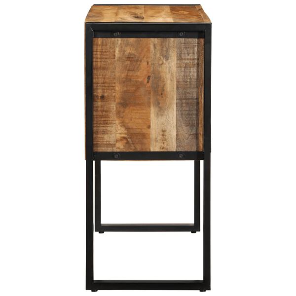vidaXL Ντουλάπι κονσόλας 90x35x75 cm Μασίφ ακατέργαστο ξύλο Μάνγκο