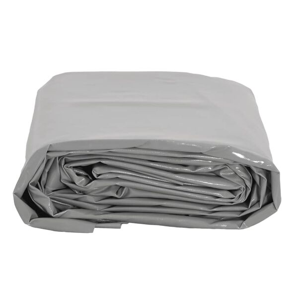 vidaXL Μουσαμάς Γκρι 1 x 2,5 μ. 650 γρ./μ²