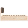 vidaXL Σκελετός Κρεβατιού με Επενδεδυμένο Κεφαλάρι Taupe 150 x 200 cm
