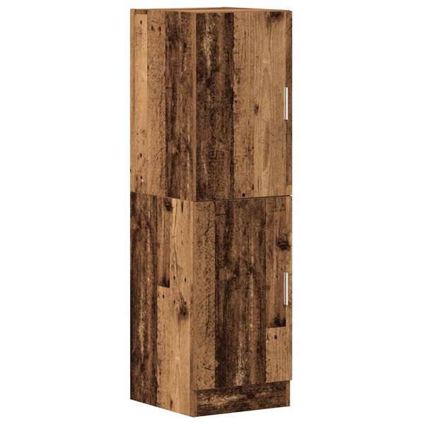 vidaXL Ντουλάπι Κουζίνας Όψη Παλαιού Ξύλου 38x41,5x131,5εκ. Επεξ. Ξύλο