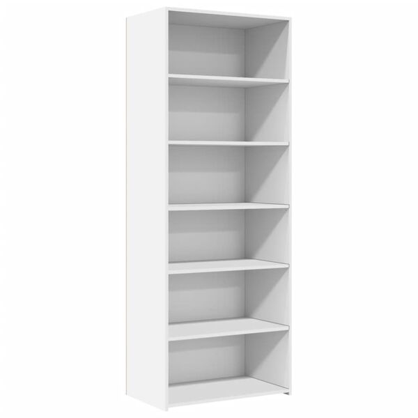 vidaXL Ντουλάπι Λευκή 70x41x185 εκ. από Επεξεργασμένο Ξύλο