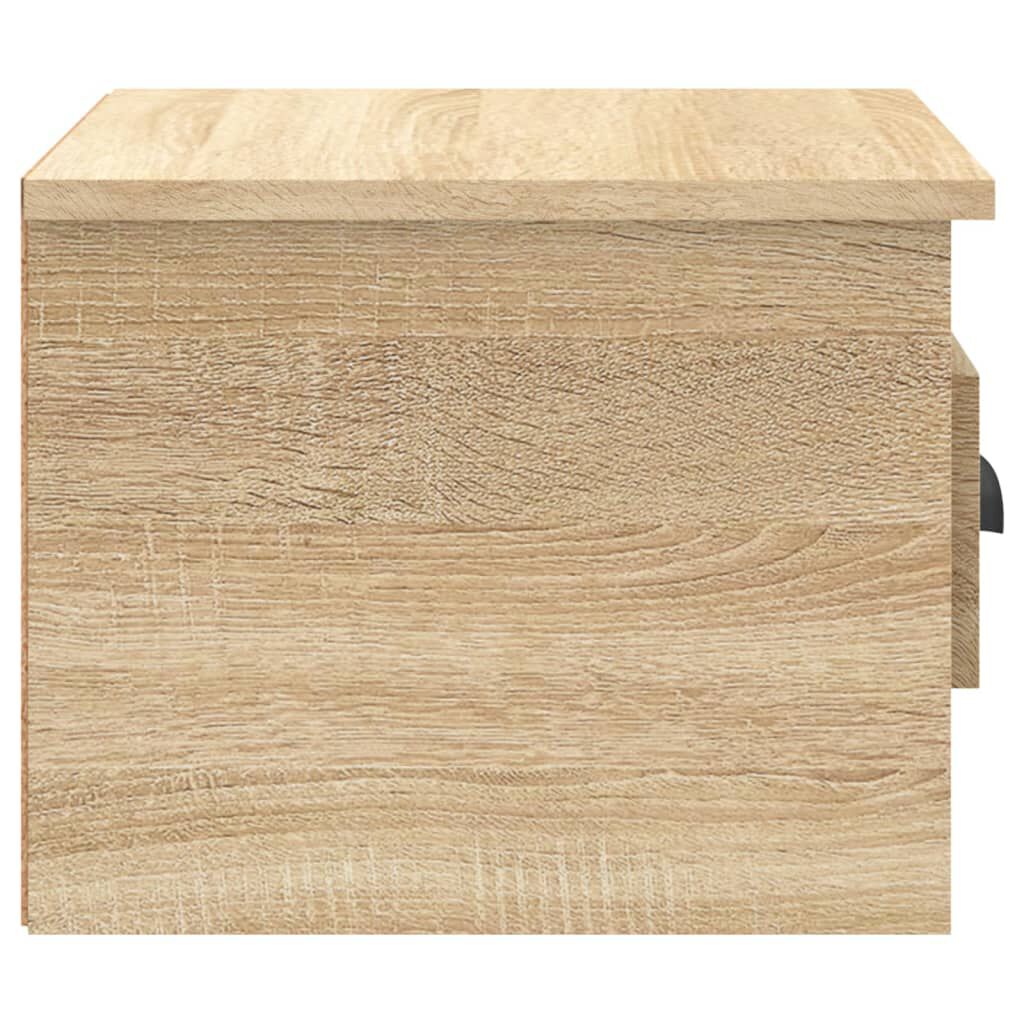 vidaXL Κομοδίνο Επιτοίχιο Sonoma Δρυς 41,5 x 36 x 28 εκ.