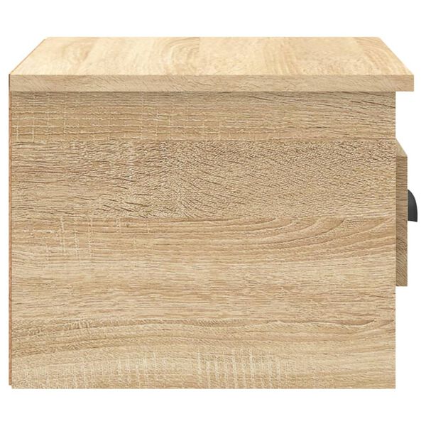 vidaXL Κομοδίνο Επιτοίχιο Sonoma Δρυς 41,5 x 36 x 28 εκ.