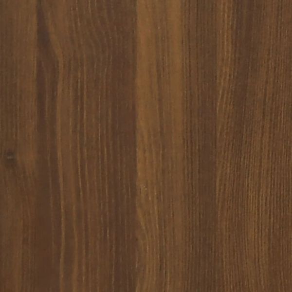 vidaXL Έπιπλο Τηλεόρασης Καφέ Δρυς 60x33x41 εκ. Επεξ. Ξύλο & Ατσάλι