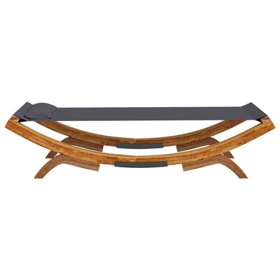 vidaXL Ξαπλώστρα Εξ. Χώρου Ανθρ. 100x188,5x44 εκ. Μασίφ Λυγισμένο Ξύλο