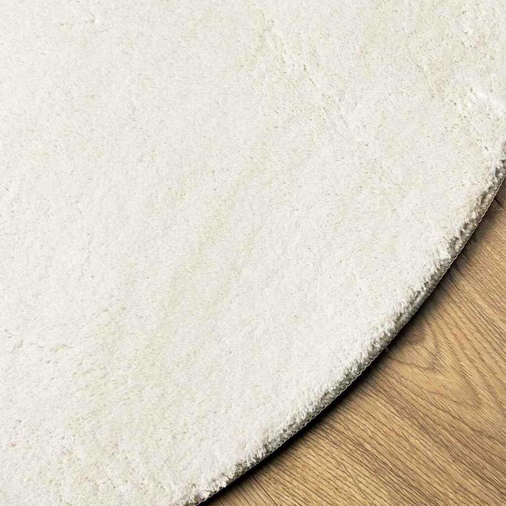 vidaXL Χαλί Κρεμ 80 x 150 cm Πολυεστέρας