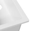 vidaXL Σιντρινο κουζίνας Λευκό 21 x 44 x 14 εκ. Γρανίτης