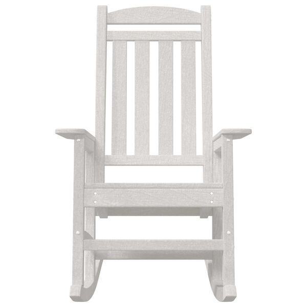 vidaXL Κουνιστή Καρέκλα Κήπου 2 pcs Λευκό 70 x 92 x 108 εκ. Πλαστικό