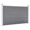 vidaXL Πάνελ Περίφραξης Γκρι 526 x 106 εκ. από WPC