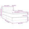 vidaXL &Kappa;&rho;&epsilon;&beta;ά&tau;&iota; Boxspring &mu;&epsilon; &Sigma;&tau;&rho;ώ&mu;&alpha; &Sigma;&kappa;&omicron;ύ&rho;&omicron; &Mu;&pi;&lambda;&epsilon; 100x210 &epsilon;&kappa;. &Beta;&epsilon;&lambda;&omicron;ύ&delta;&iota;&nu;&omicron;