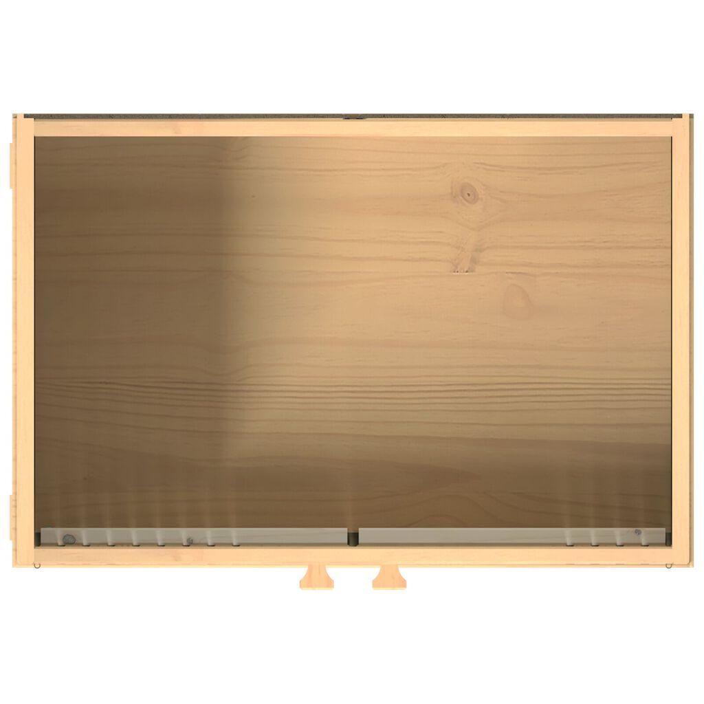 vidaXL Ντουλάπι βάσης 114x43x73,5 εκ Μασίφ ξύλο πεύκου