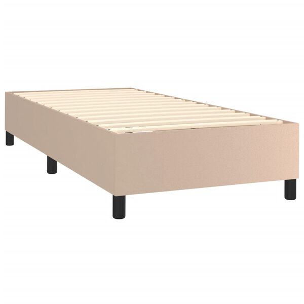 vidaXL &Kappa;&rho;&epsilon;&beta;ά&tau;&iota; Boxspring &mu;&epsilon; &Sigma;&tau;&rho;ώ&mu;&alpha; &Kappa;&alpha;&pi;&omicron;&upsilon;&tau;&sigma;ί&nu;&omicron; 90x190&epsilon;&kappa;.&alpha;&pi;ό &Sigma;&upsilon;&nu;&theta;. &Delta;έ&rho;&mu;&alpha;