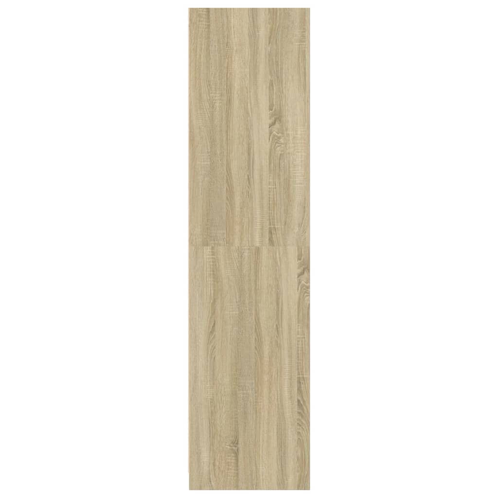 vidaXL Ντουλάπα Χρώμα Sonoma Δρυς 100x50x200εκ. από Επεξεργασμένο Ξύλο