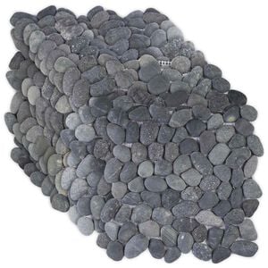 vidaXL &Pi;έ&tau;&rho;&epsilon;&sigmaf; Pebble &Gamma;&kappa;&rho;&iota; 30 x 30 cm &Pi;έ&tau;&rho;&epsilon;&sigmaf; &Pi;&omicron;&tau;&alpha;&mu;&omicron;ύ