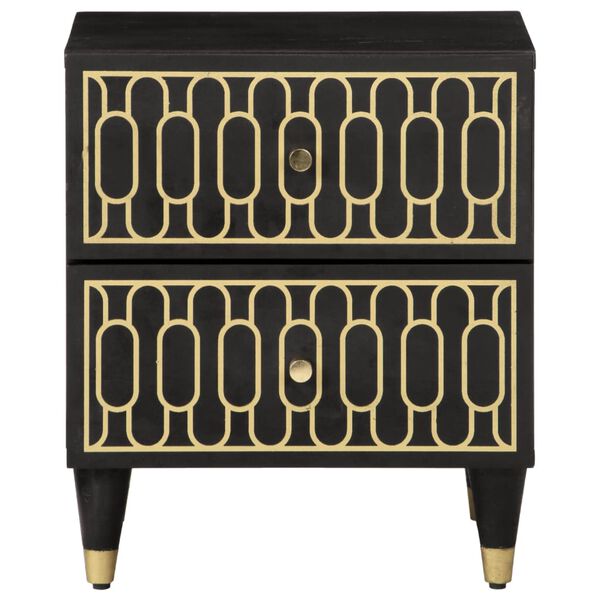 vidaXL Κομοδίνο 40 x 33 x 46 εκ. από Μασίφ Ξύλο Μάνγκο