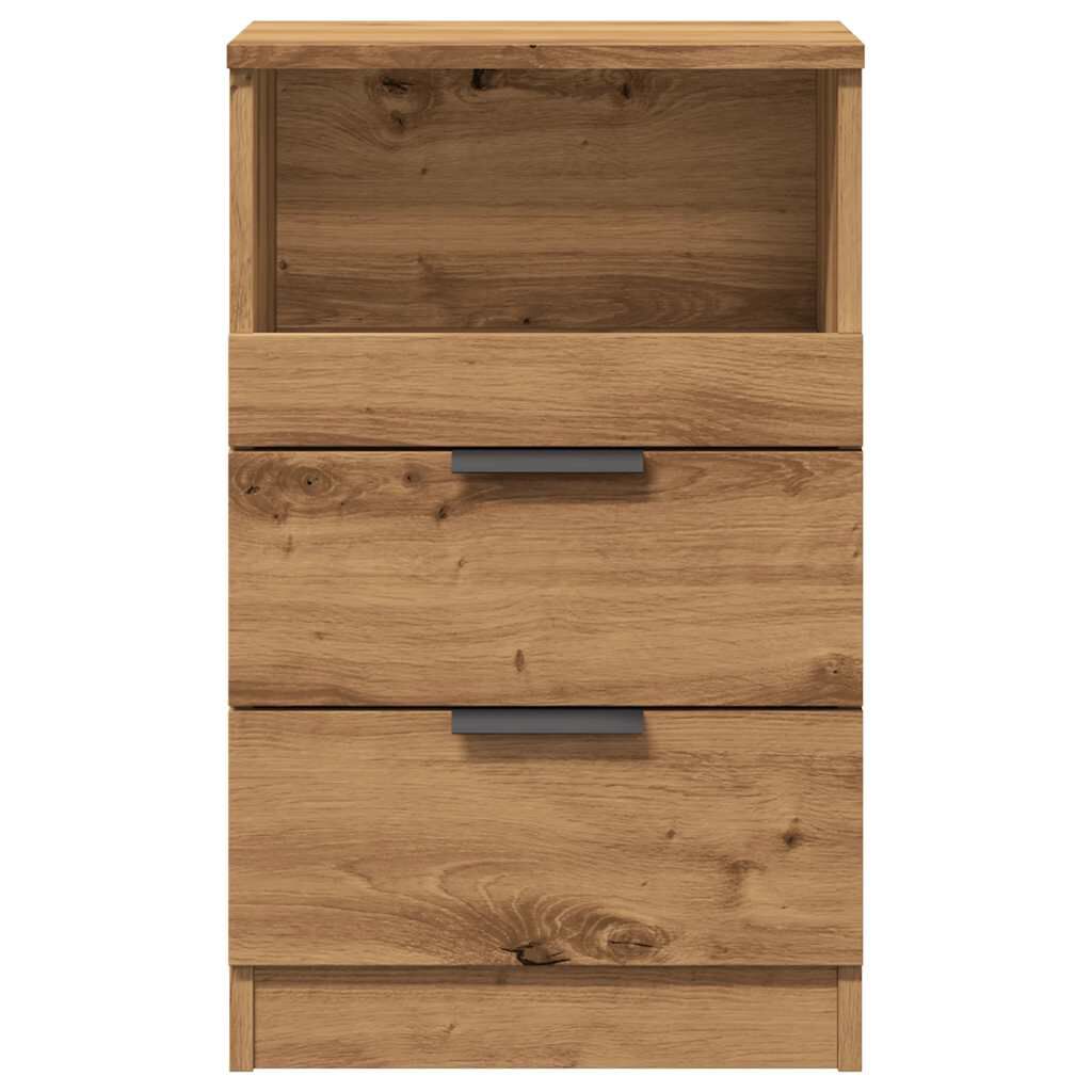 vidaXL Κομοδίνο Αρτισιανή Δρυς 40x36x65 εκ. από Επεξεργασμένο Ξύλο