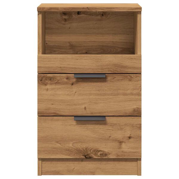 vidaXL Κομοδίνο Αρτισιανή Δρυς 40x36x65 εκ. από Επεξεργασμένο Ξύλο