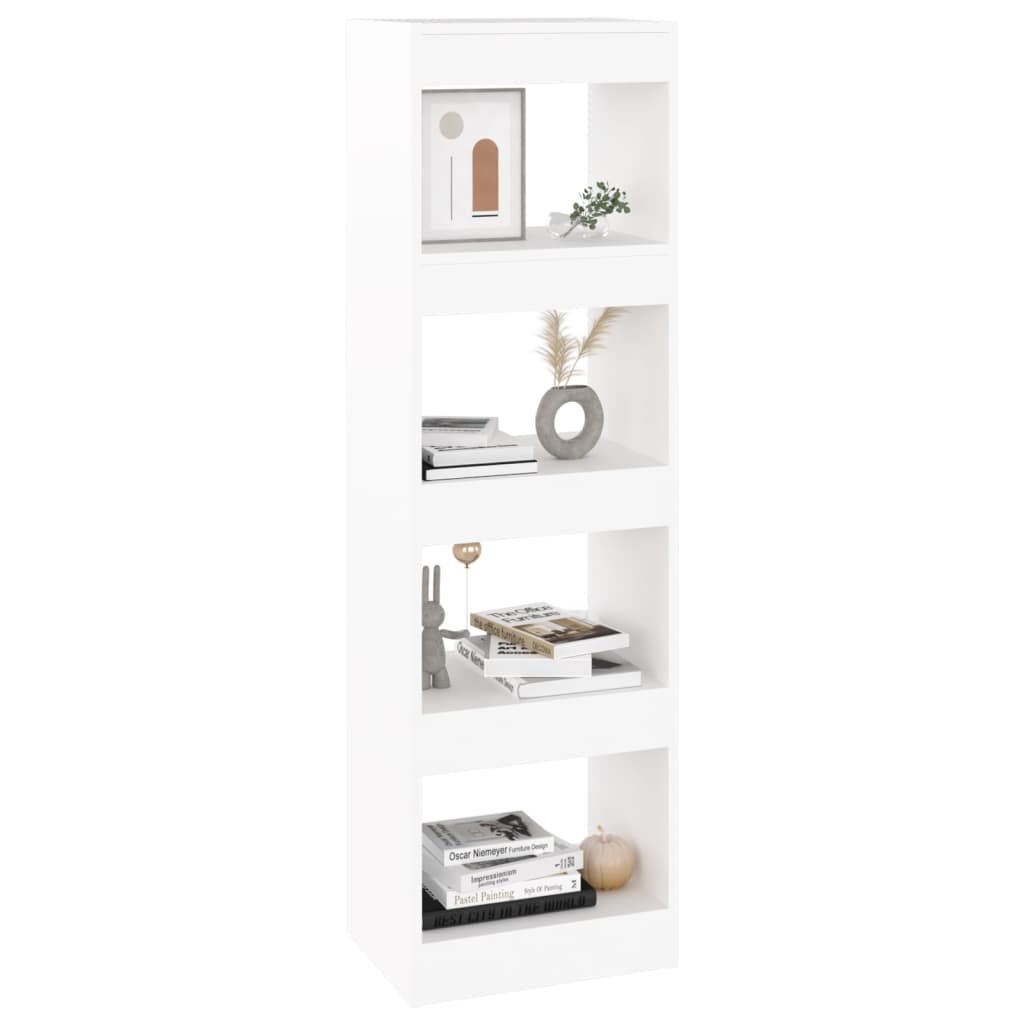 vidaXL Βιβλιοθήκη/Διαχωριστικό Χώρου Λευκό 40x30x135 εκ. Επεξ. Ξύλο