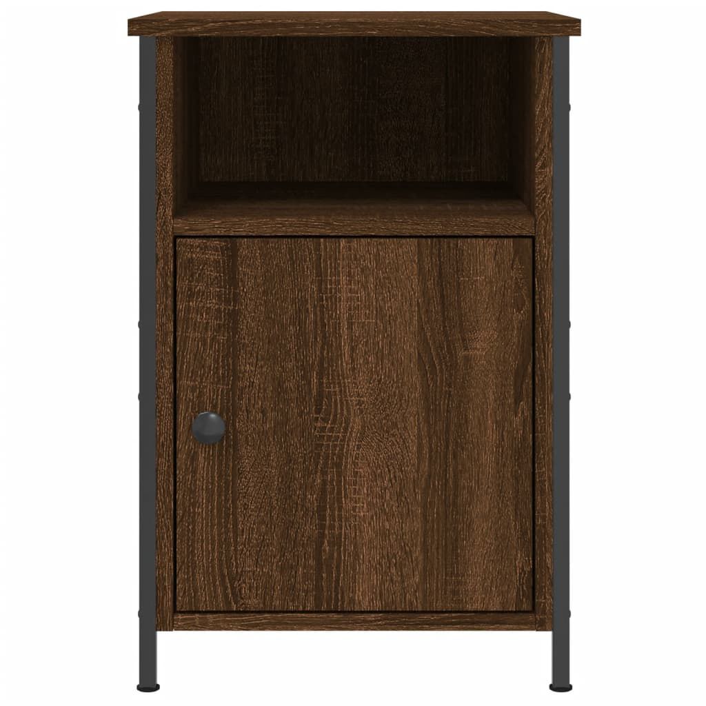 vidaXL Κομοδίνο Καφέ Δρυ 40 x 42 x 60 εκ. από Επεξεργασμένο Ξύλο
