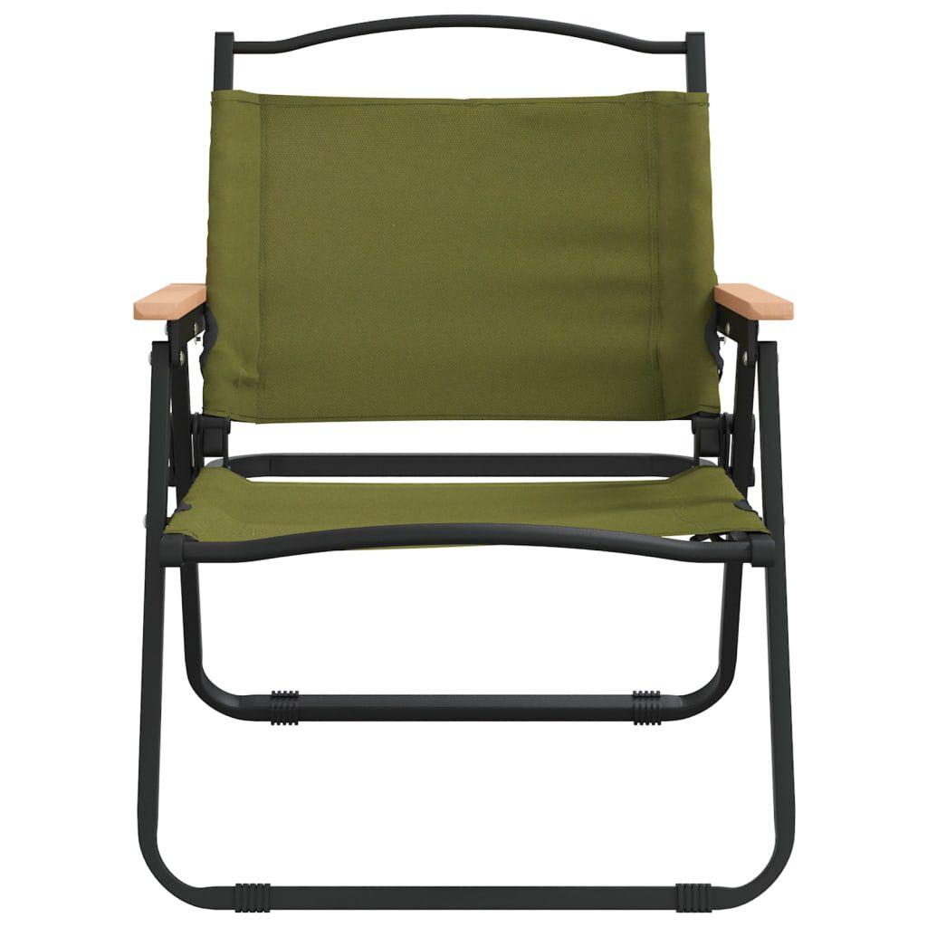 vidaXL Καρέκλες Κάμπινγκ 2 τεμ. Πράσινες 54x43x59 εκ. Ύφασμα Oxford