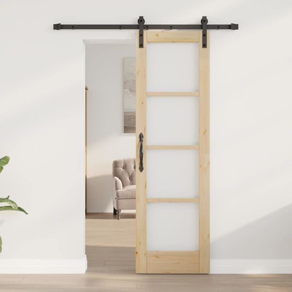 vidaXL Συρόμενη Πόρτα Άλλο ORKDAL Καφέ 61 x 198.5 εκ.