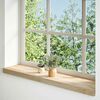 vidaXL Περβάζια παραθύρων 2 τεμ. 70x20x2 εκ. Ακατέργαστο Μασίφ Δρυός