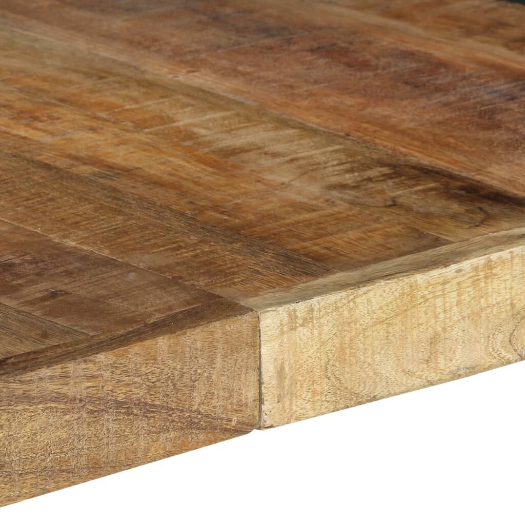 vidaXL Τραπεζαρία 140 x 140 x 75 εκ. από Ακατέργαστο Ξύλο Μάνγκο