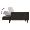 vidaXL Καναπές Κρεβάτι Διθέσιος Σκούρο Γκρι Βελούδινος