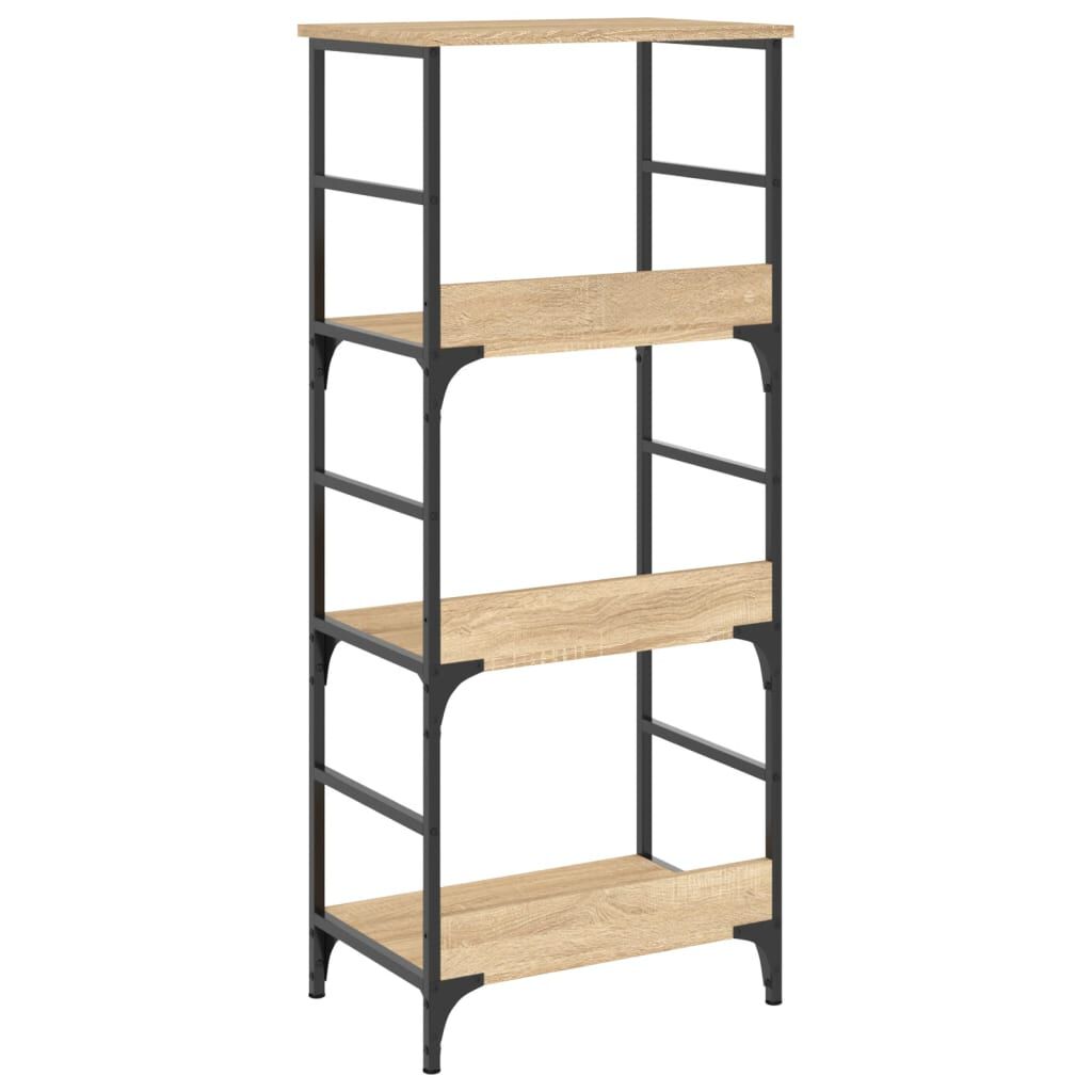 vidaXL Βιβλιοθήκη Sonoma Δρυς 50x33x117,5 εκ. Επεξεργασμένο Ξύλο