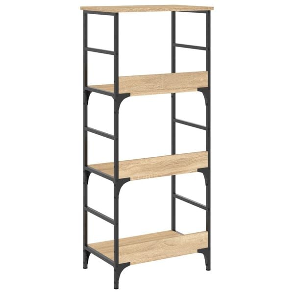 vidaXL Βιβλιοθήκη Sonoma Δρυς 50x33x117,5 εκ. Επεξεργασμένο Ξύλο