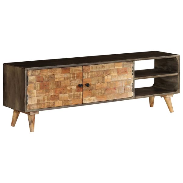vidaXL Έπιπλο Τηλεόρασης 140 x 30 x 45 εκ. από Μασίφ Ξύλο Μάνγκο