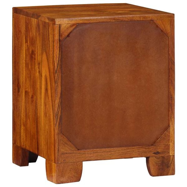 vidaXL κομοδίνο 35x35x45 cm μασίφ ξύλο ακακίας