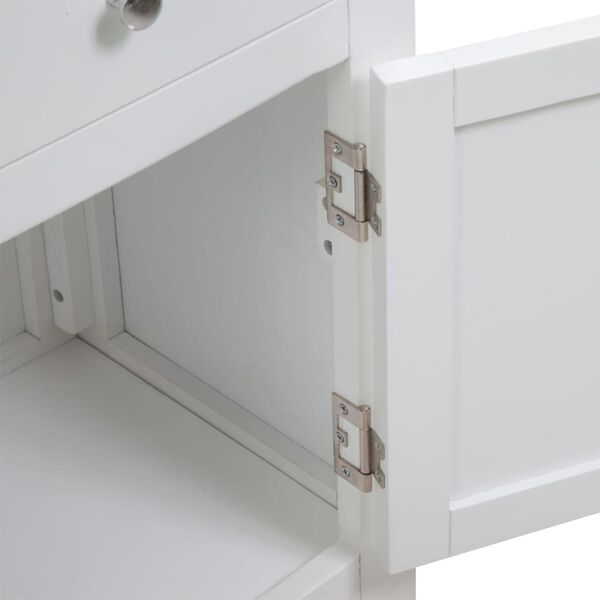 vidaXL Ντουλάπι / Ψηλός Μπουφές 90 x 33,5 x 83 εκ. Μασίφ Ξύλο Δρυός