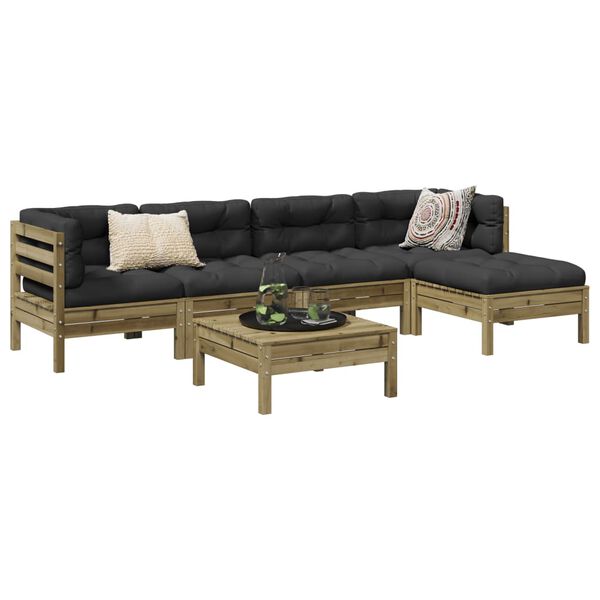 vidaXL &Kappa;&alpha;&nu;&alpha;&pi;έ&sigmaf; &Kappa;ή&pi;&omicron;&upsilon; &Sigma;&epsilon;&tau; 6 &tau;&epsilon;&mu;. &Epsilon;&mu;&pi;&omicron;&tau;&iota;&sigma;&mu;έ&nu;&omicron; &Xi;ύ&lambda;&omicron; &Pi;&epsilon;ύ&kappa;&omicron;&upsilon; &mu;&epsilon; &Mu;&alpha;&xi;&iota;&lambda;ά&rho;&iota;&alpha;