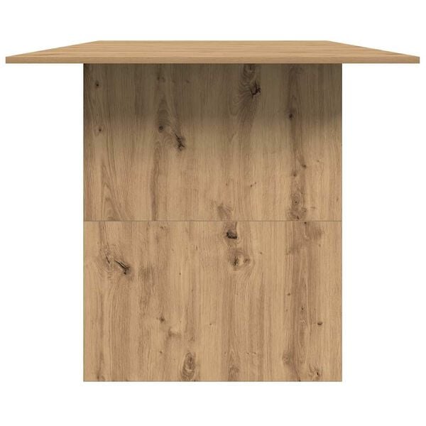 vidaXL Τραπεζαρία Artisan Oak 180x90x76 cm Ξύλινη κατασκευή