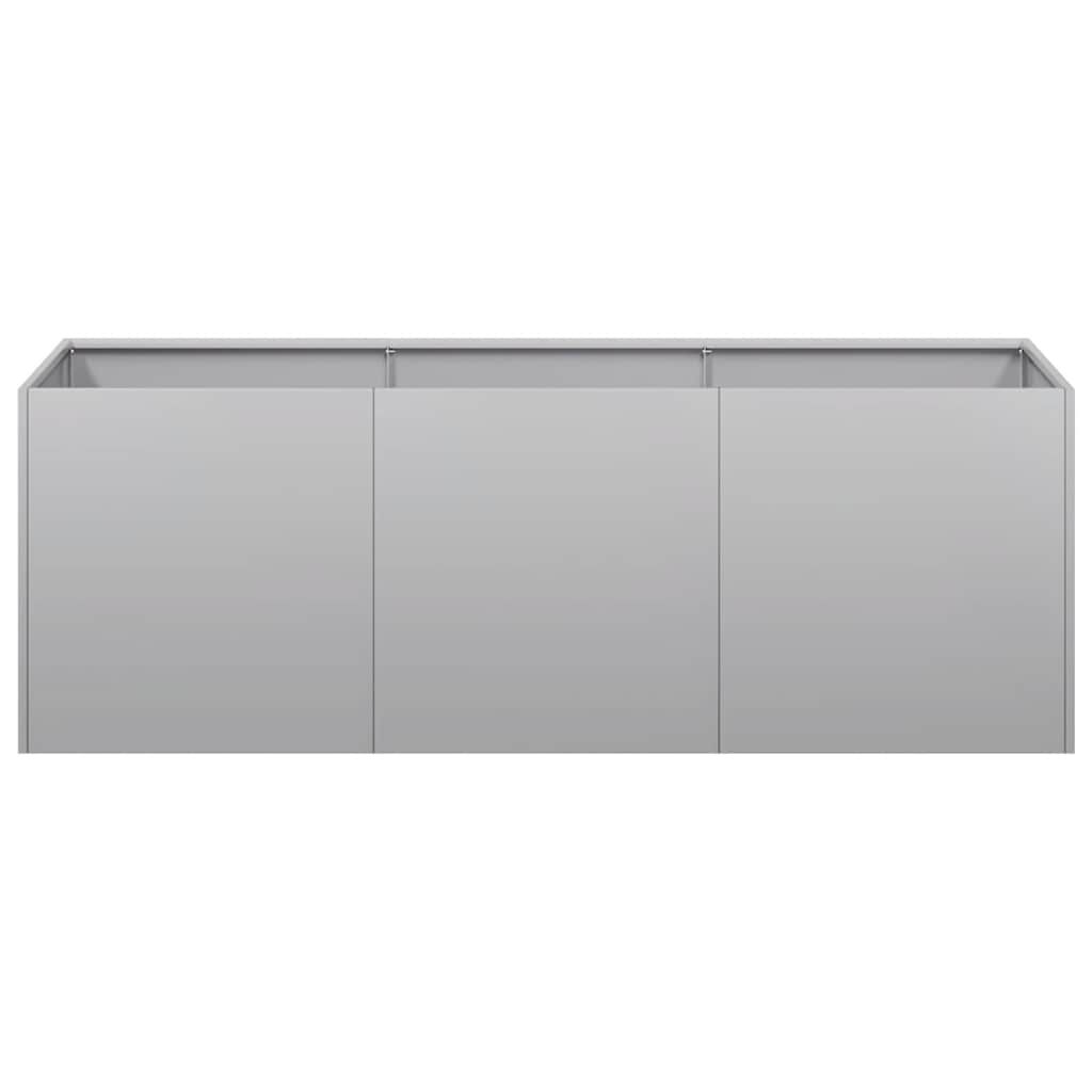 vidaXL Ζαρντινιέρα 120x40x40 εκ. από Γαλβανισμένο Ατσάλι