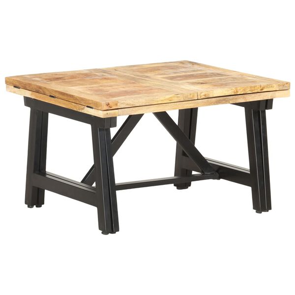 vidaXL Τραπέζι Σαλονιού Επεκτεινόμενο 160x70x45 εκ. Μασίφ Ξύλο Μάνγκο