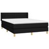 vidaXL &Kappa;&rho;&epsilon;&beta;ά&tau;&iota; Boxspring &mu;&epsilon; &Sigma;&tau;&rho;ώ&mu;&alpha; &Mu;&alpha;ύ&rho;&omicron; 140x200 &epsilon;&kappa;. &Upsilon;&phi;&alpha;&sigma;&mu;ά&tau;&iota;&nu;&omicron;