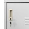 vidaXL Φοριαμοί 2 τεμ. Ανοιχτό Γκρι 90 x 45 x 92,5 εκ. Ατσάλινοι