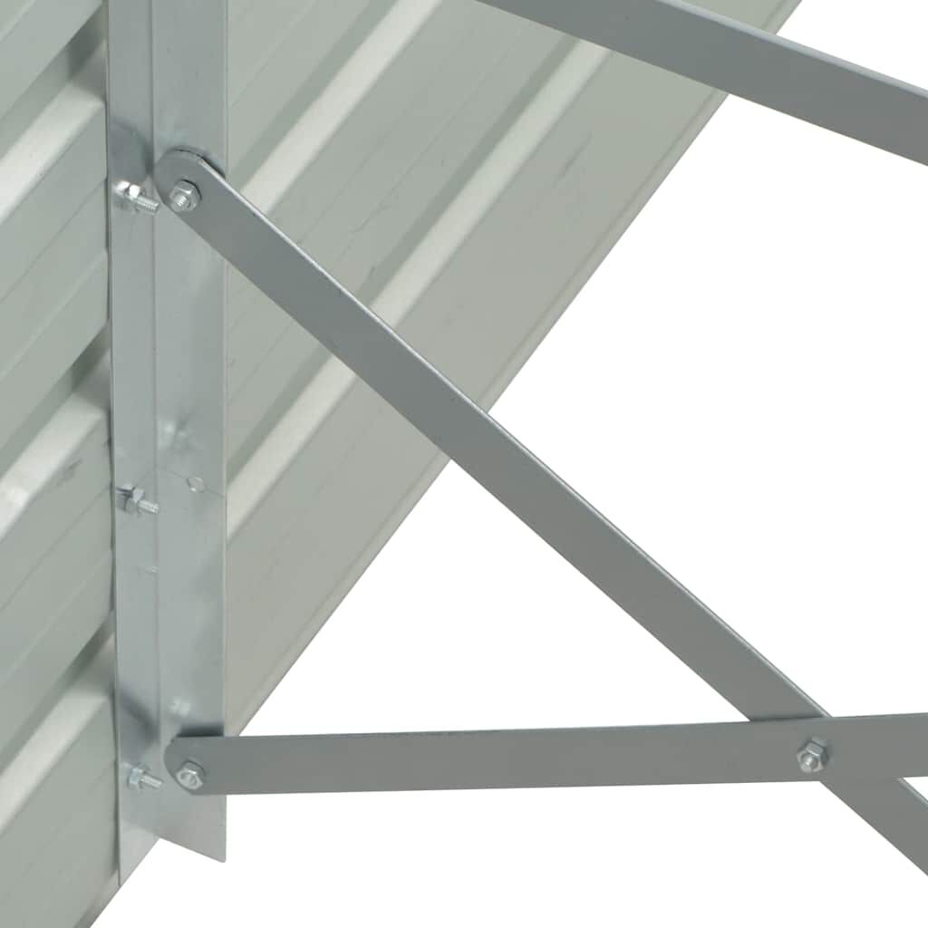 vidaXL Ζαρντινιέρα Υπερυψωμένη Πράσινη 100x40x77 εκ. Γαλβαν. Χάλυβας