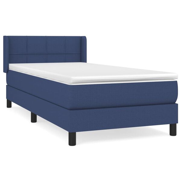 vidaXL &Kappa;&rho;&epsilon;&beta;ά&tau;&iota; Boxspring &mu;&epsilon; &Sigma;&tau;&rho;ώ&mu;&alpha; &Mu;&pi;&lambda;&epsilon; 90x190 &epsilon;&kappa;.&Upsilon;&phi;&alpha;&sigma;&mu;ά&tau;&iota;&nu;&omicron;