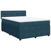 vidaXL &Kappa;&rho;&epsilon;&beta;ά&tau;&iota; Boxspring &mu;&epsilon; &Sigma;&tau;&rho;ώ&mu;&alpha; &Mu;&pi;&lambda;&epsilon; 140x190 &epsilon;&kappa;. &Beta;&epsilon;&lambda;&omicron;ύ&delta;&iota;&nu;&omicron;
