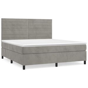 vidaXL &Kappa;&rho;&epsilon;&beta;ά&tau;&iota; Boxspring &mu;&epsilon; &Sigma;&tau;&rho;ώ&mu;&alpha; &Alpha;&nu;&omicron;&iota;&chi;&tau;ό &Gamma;&kappa;&rho;&iota; 180x200 &epsilon;&kappa;. &Beta;&epsilon;&lambda;&omicron;ύ&delta;&iota;&nu;&omicron;