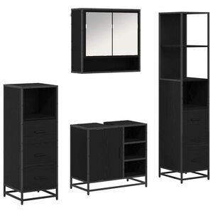 vidaXL &Sigma;&epsilon;&tau; &Epsilon;&pi;ί&pi;&lambda;&omega;&nu; &Mu;&pi;ά&nu;&iota;&omicron;&upsilon; 4 &tau;&mu;&chi;. &Mu;&alpha;ύ&rho;&eta; &Omicron;&xi;&upsilon;ά 65 x 33 x 60 &epsilon;&kappa;