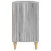 vidaXL Ντουλάπι Νιπτήρα Γκρι Sonoma 80 x 33 x 60εκ. Επεξεργασμένο Ξύλο