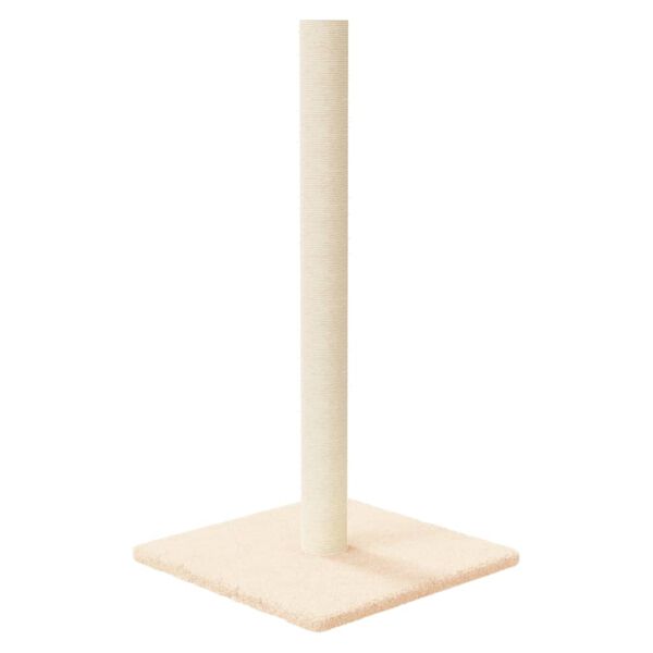 vidaXL Στύλος Ξυσίματος για Γάτες Κρεμ 35 x 35 x 70 εκ.